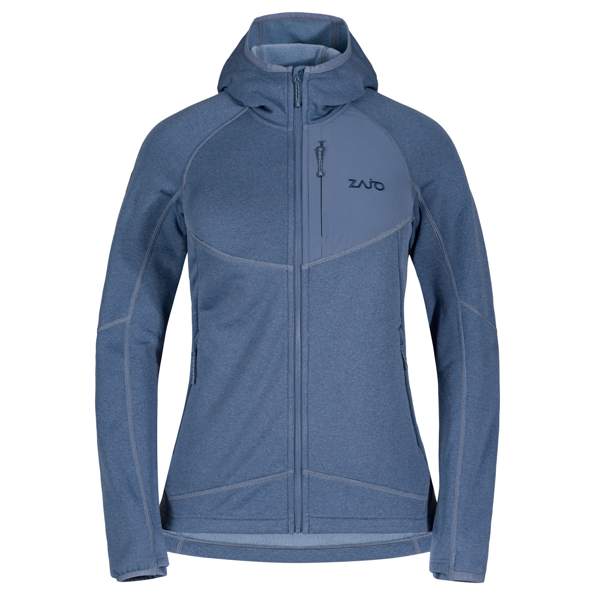 Amiko Women's Fleece Hooded Jacket, color Harbor Blue