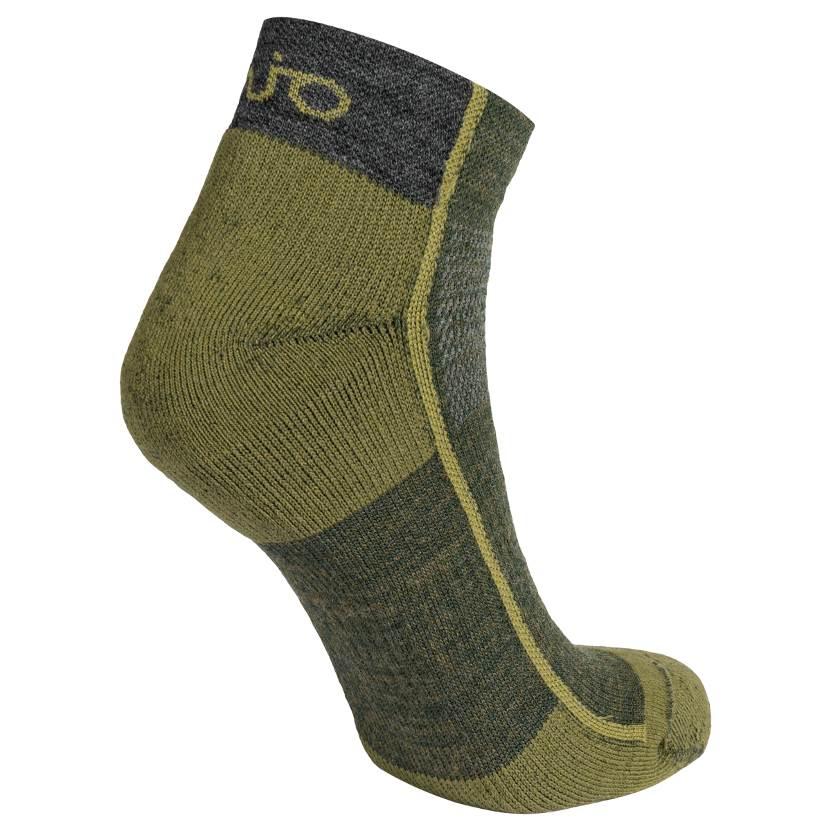 Hejma Merino Low Socks — Avocado Green