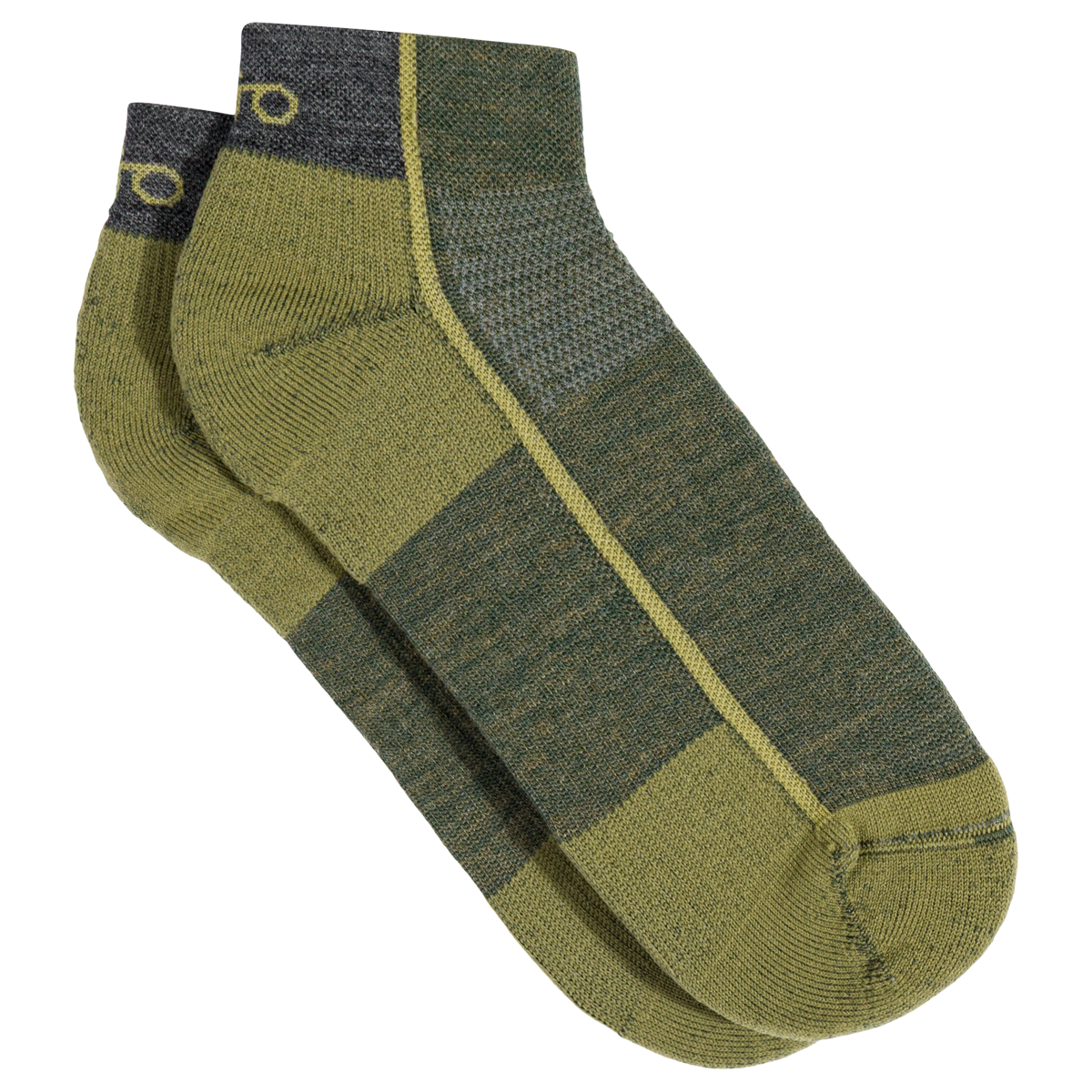 Hejma Merino Low Socks — Avocado Green