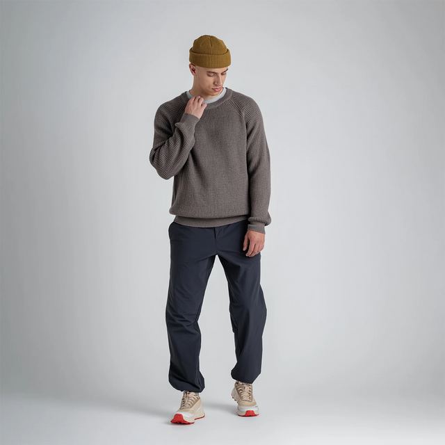 Triki Men's Merino Knit Sweater Falcon Grey