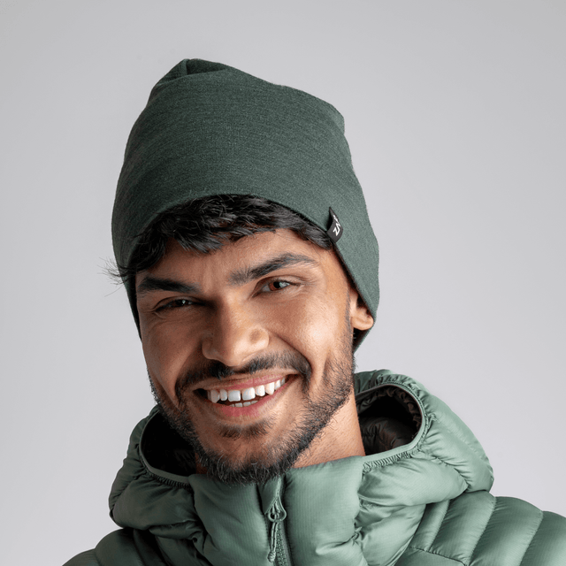 Hejma Merino Beanie — Blue