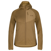Amiko Women's Fleece Hooded Jacket, color Golden Brown