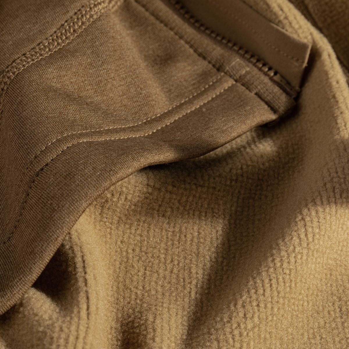 Amiko Women's Fleece Hooded Jacket, color Golden Brown