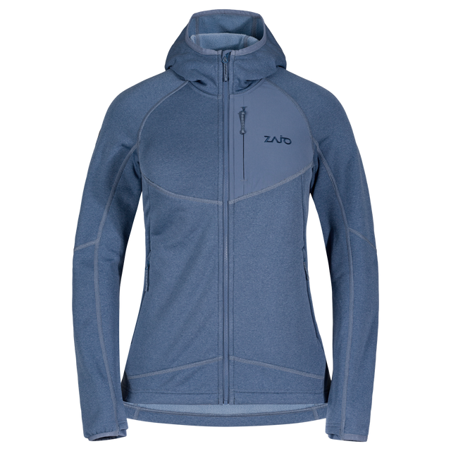 Amiko Women's Fleece Hooded Jacket, color Harbor Blue