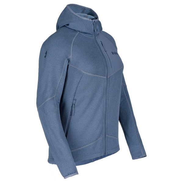Amiko Women's Fleece Hooded Jacket, color Harbor Blue