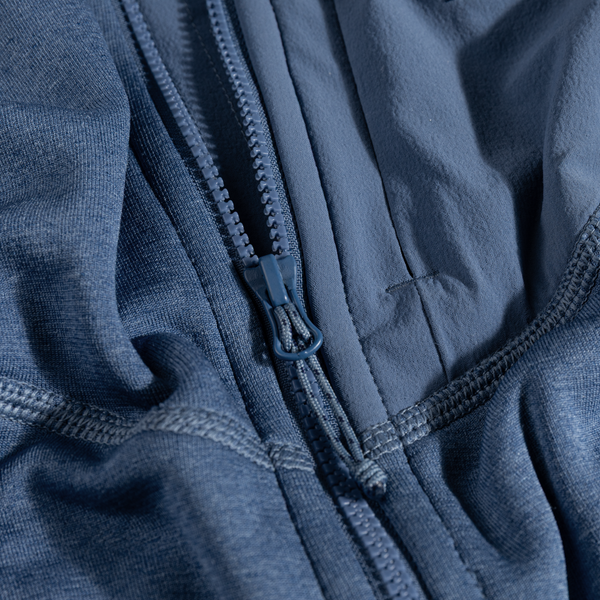 Amiko Women's Fleece Hooded Jacket, color Harbor Blue
