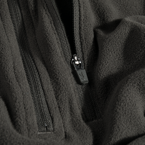 Auro Men's Fleece Zip Top — Black Olive