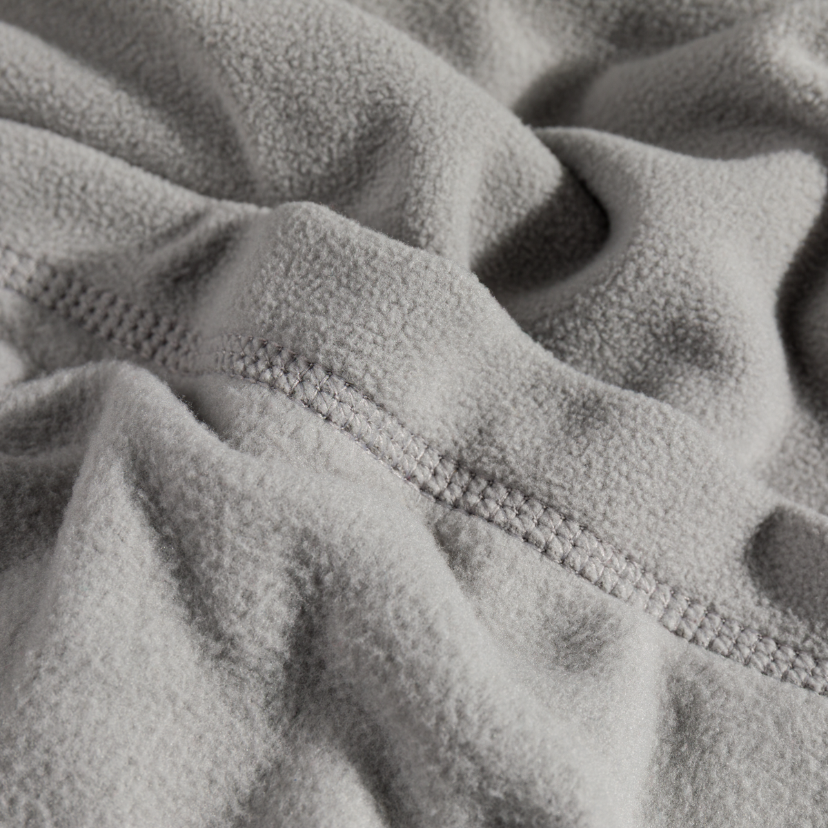 Auro Men's Fleece Zip Top — Dove Grey