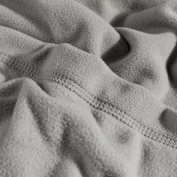 Auro Men's Fleece Zip Top — Dove Grey