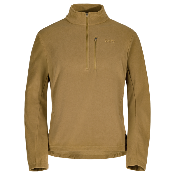 Auro Men's Fleece Zip Top — Golden Brown