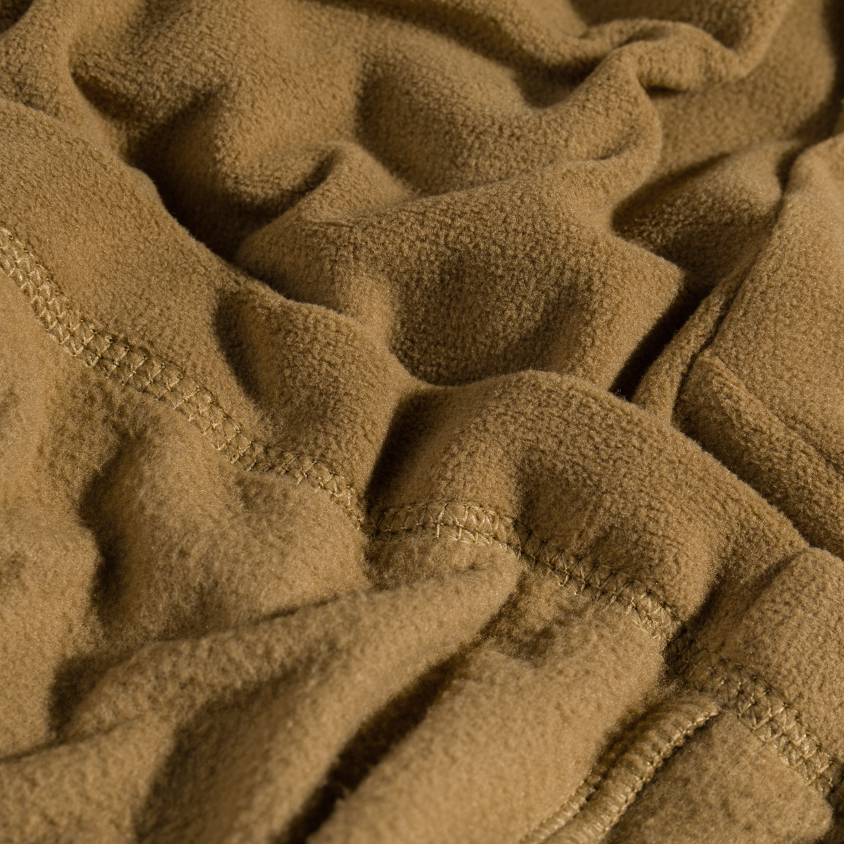 Auro Men's Fleece Zip Top — Golden Brown