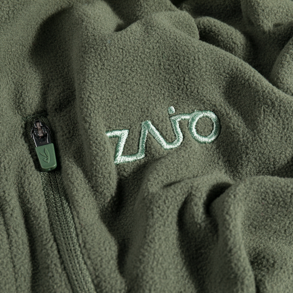 Auro Men's Fleece Zip Top — Thyme Green