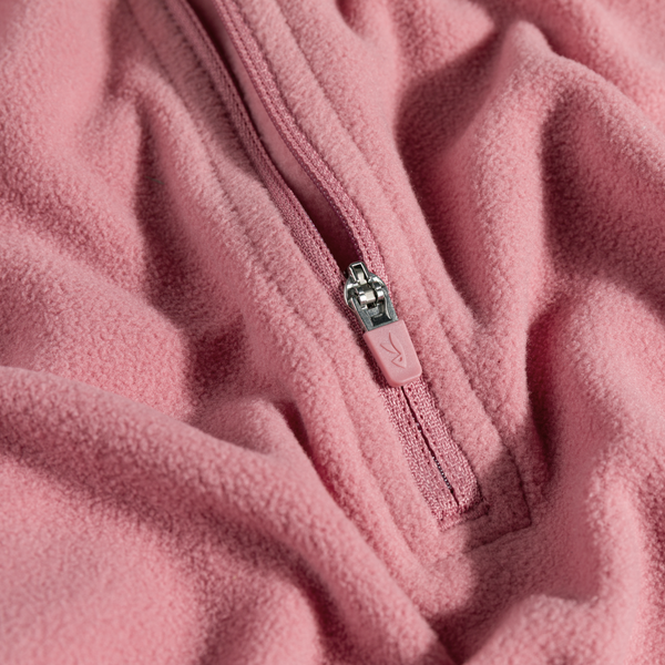 Auro Women's Fleece Zip Top — Tea Rose
