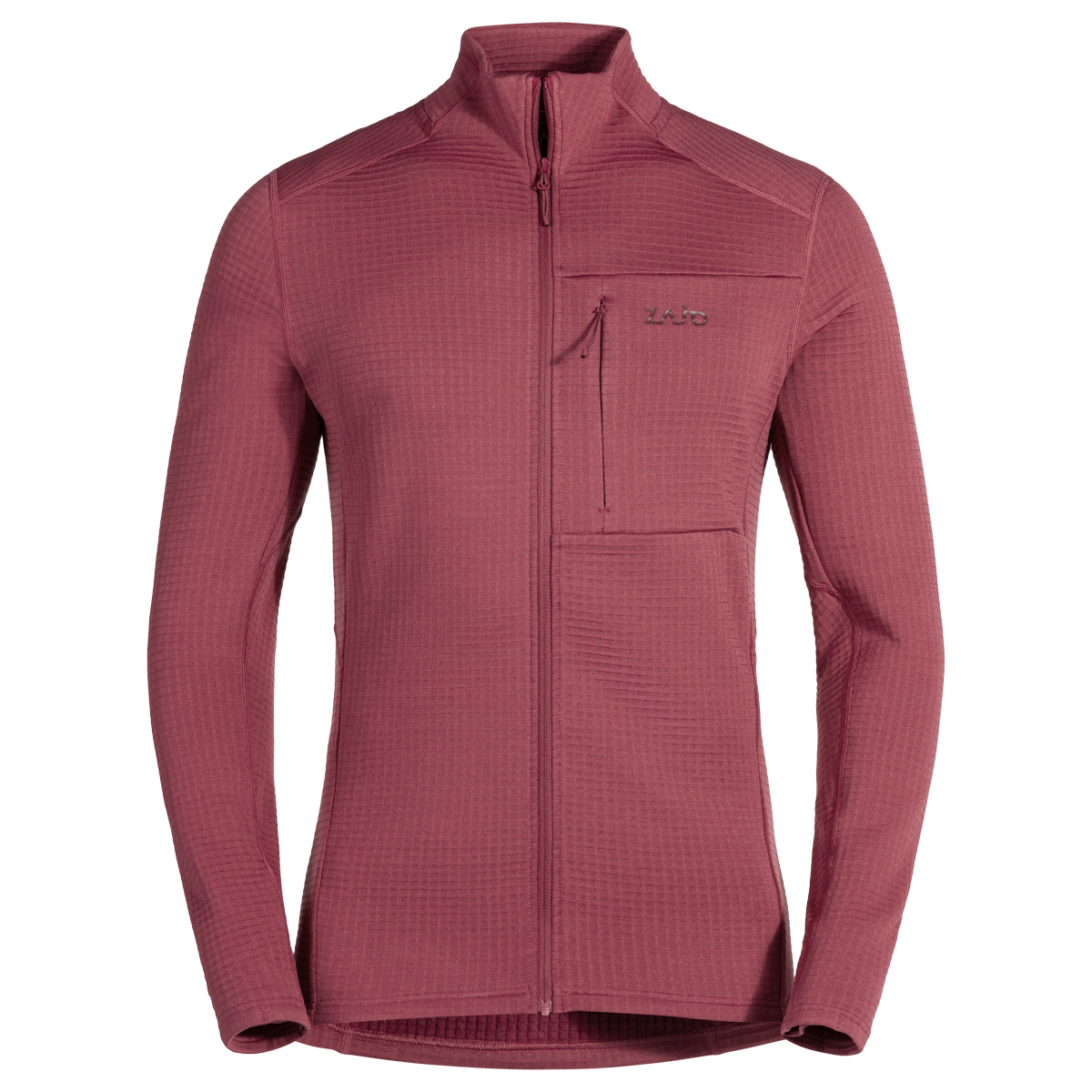 Kovri Men's Merino Grid Jacket — Earth Red