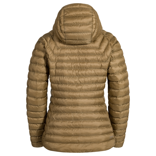 Nubaro Women's Insulated Hooded Jacket — Golden Brown