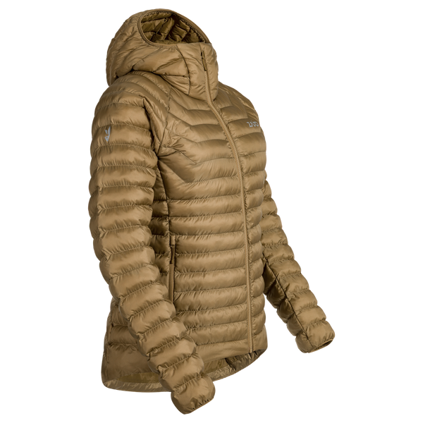 Nubaro Women's Insulated Hooded Jacket — Golden Brown