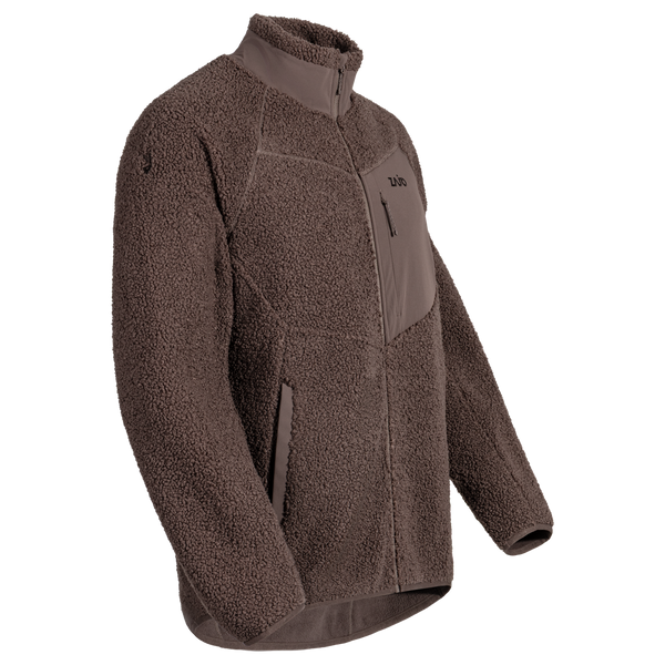 Palpo Men's Pile Fleece Jacket — Cocoa Brown
