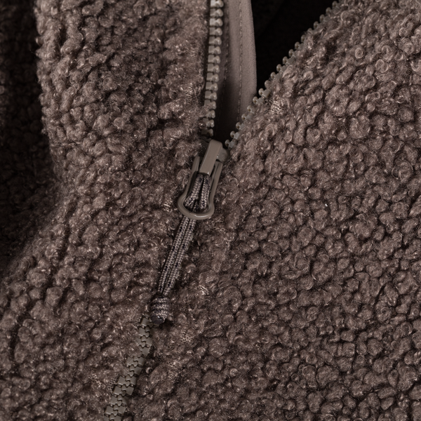 Palpo Men's Pile Fleece Jacket — Cocoa Brown