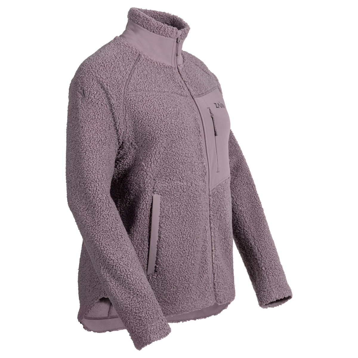 Palpo Women's Pile Fleece Jacket — Iced Mauve