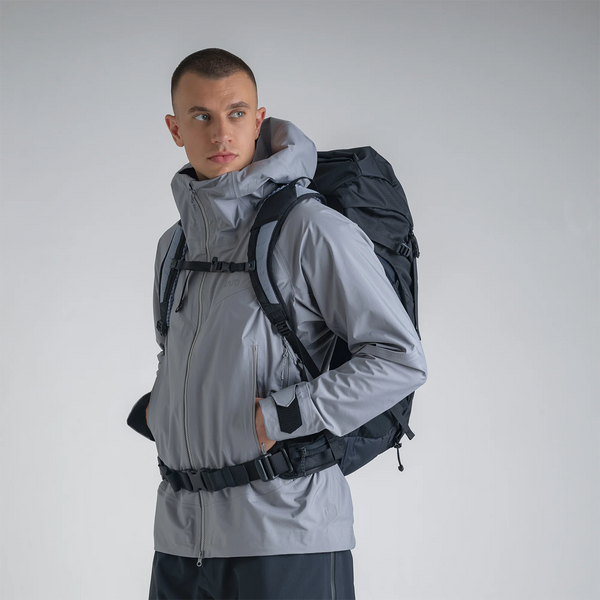 Torento Men's Waterproof 3L Jacket — Titanium Grey