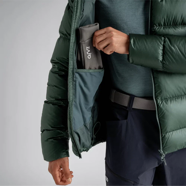 Alto Men's Winter Down Jacket — Grey Navy