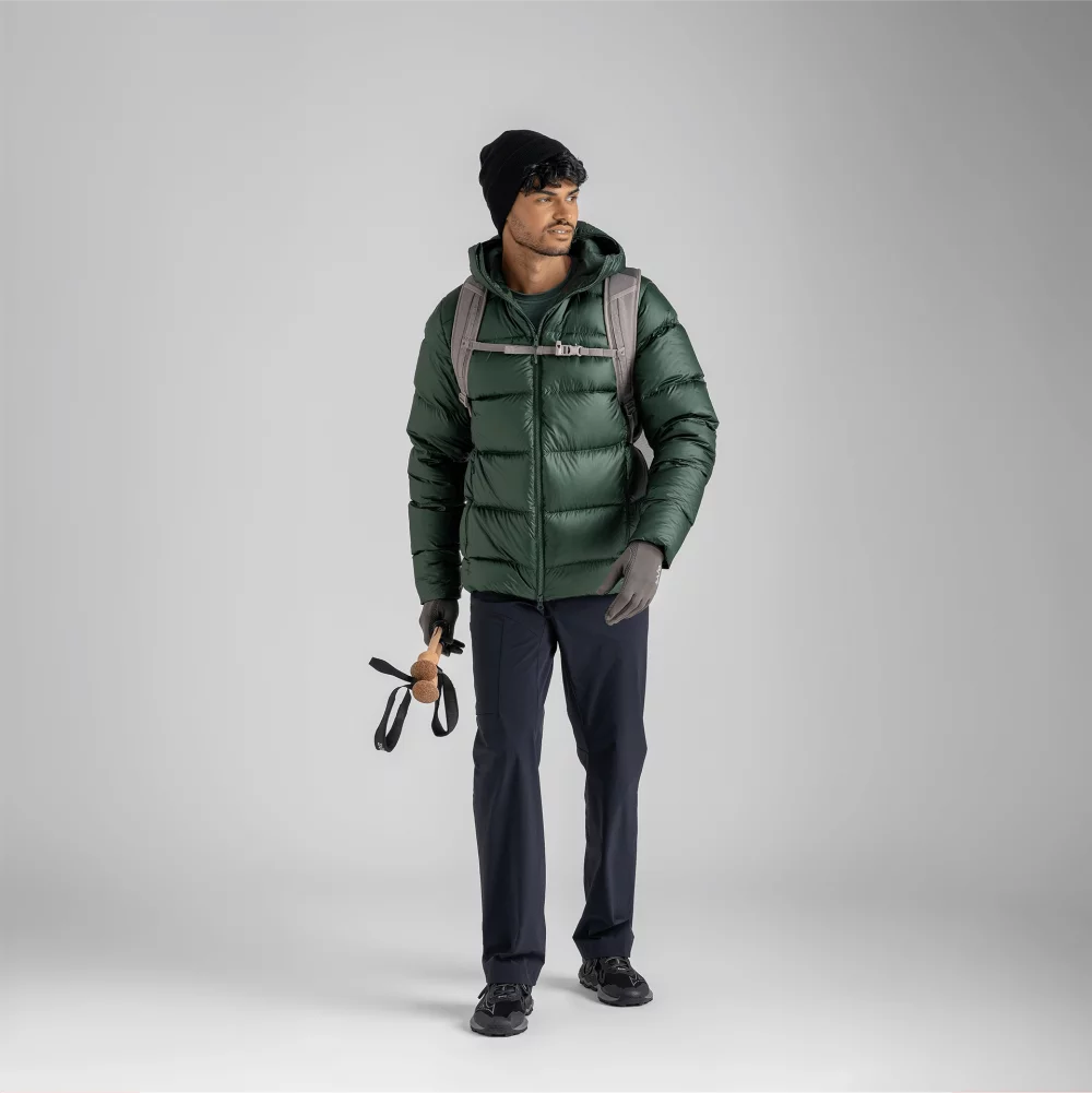 Alto Men's Winter Down Jacket — Grey Navy