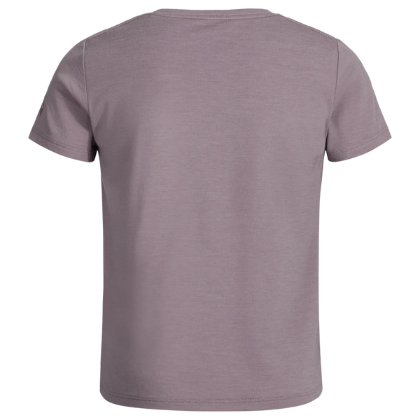 Amo Kid's Merino T-shirt — Iced Mauve