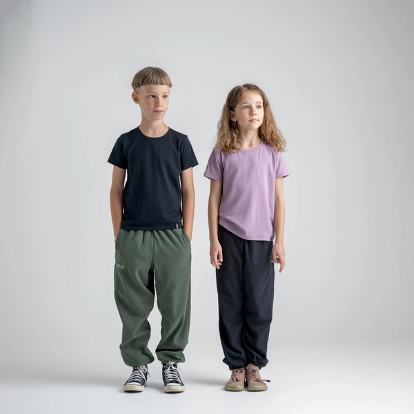 Amo Kid's Merino T-shirt — Thyme Green