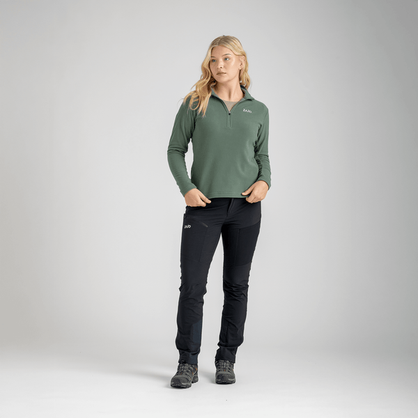 Auro Women's Fleece Zip Top — Lilac Ash