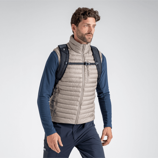 Nubaro Men's Insulated Vest — Golden Brown