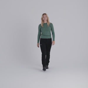 Senti Women's Merino Longsleeve — Purple