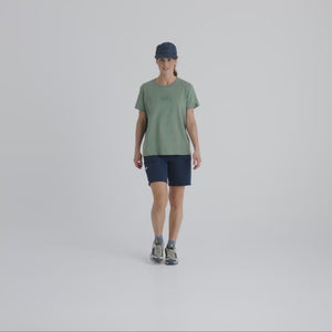 Arbo Women's Organic Cotton T-shirt — Brown Fire