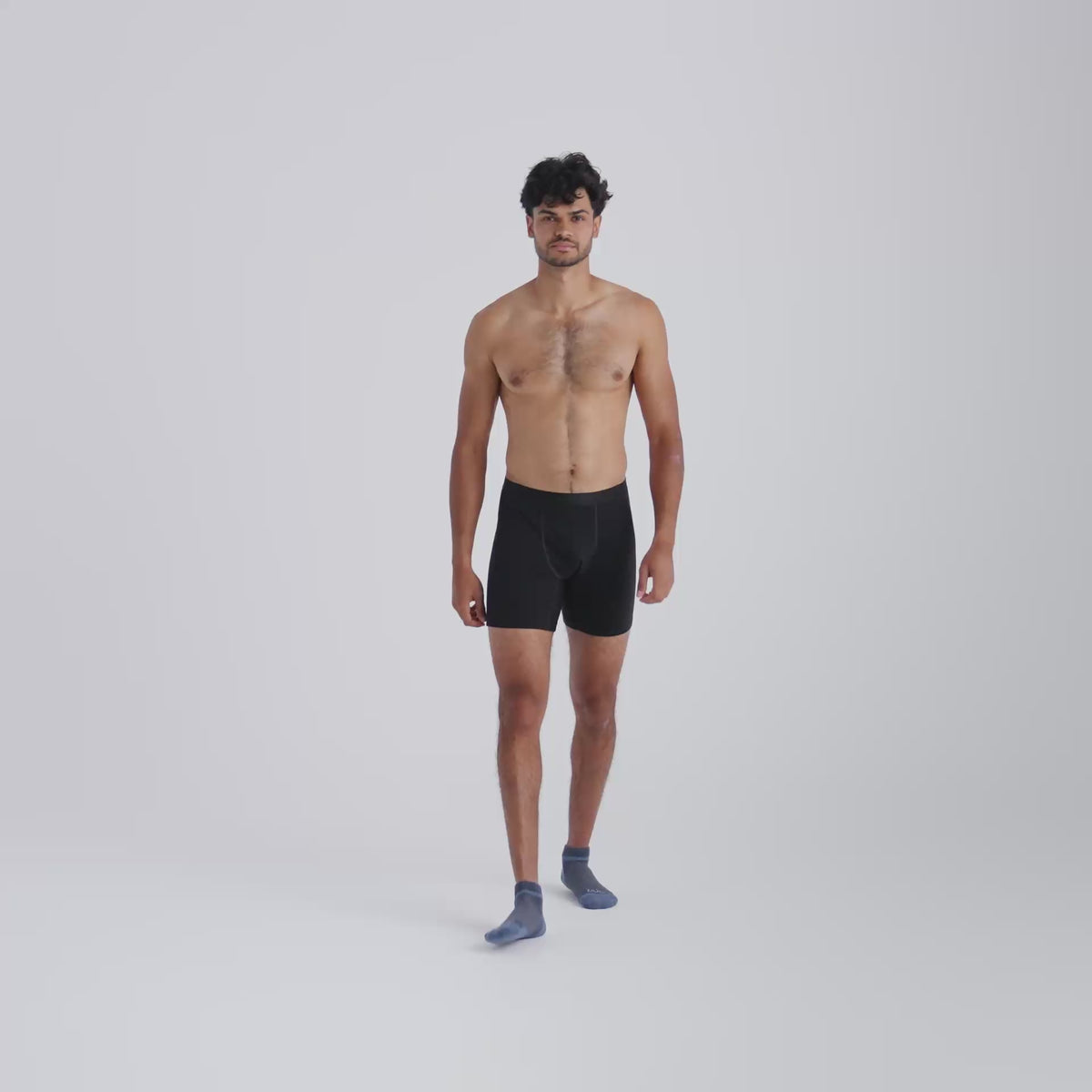 Senti Men's Merino Boxer Briefs Long — Thyme Green