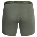 Senti Men's Merino Boxer Briefs Long — Thyme Green