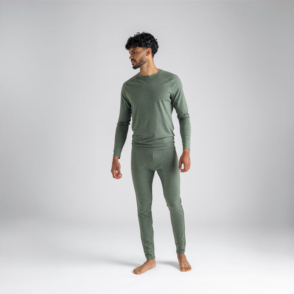 Senti Men's Merino Longsleeve — Decadent Red
