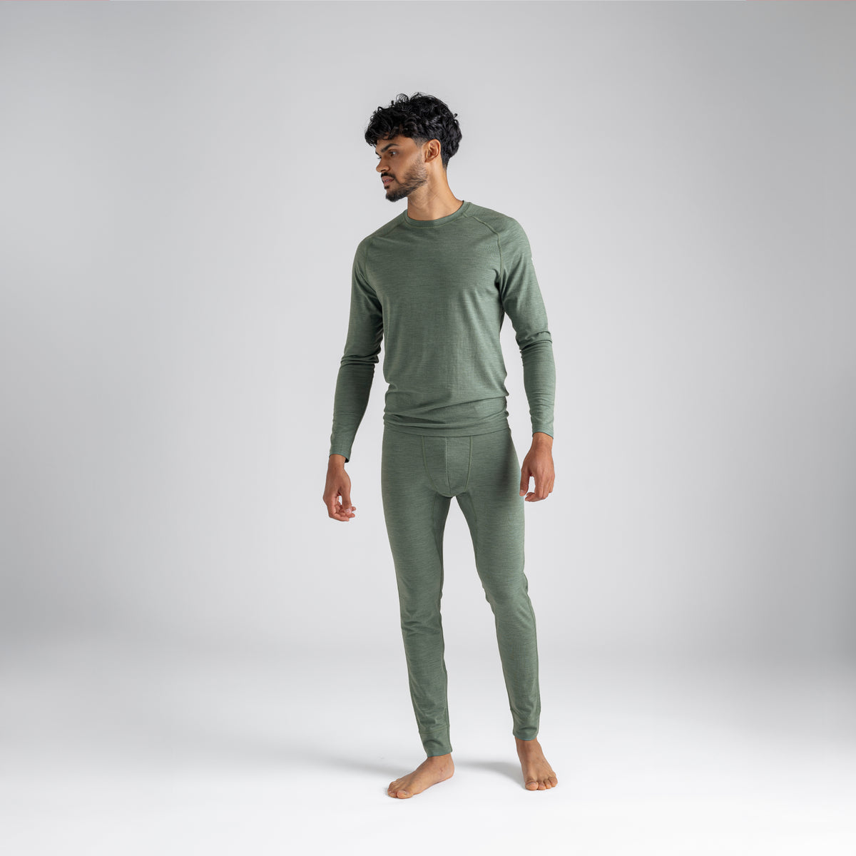 Senti Men's Merino Longsleeve — Dark Navy