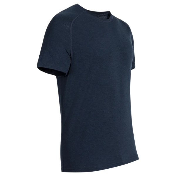 Senti Men's Merino T-shirt — Dark Navy