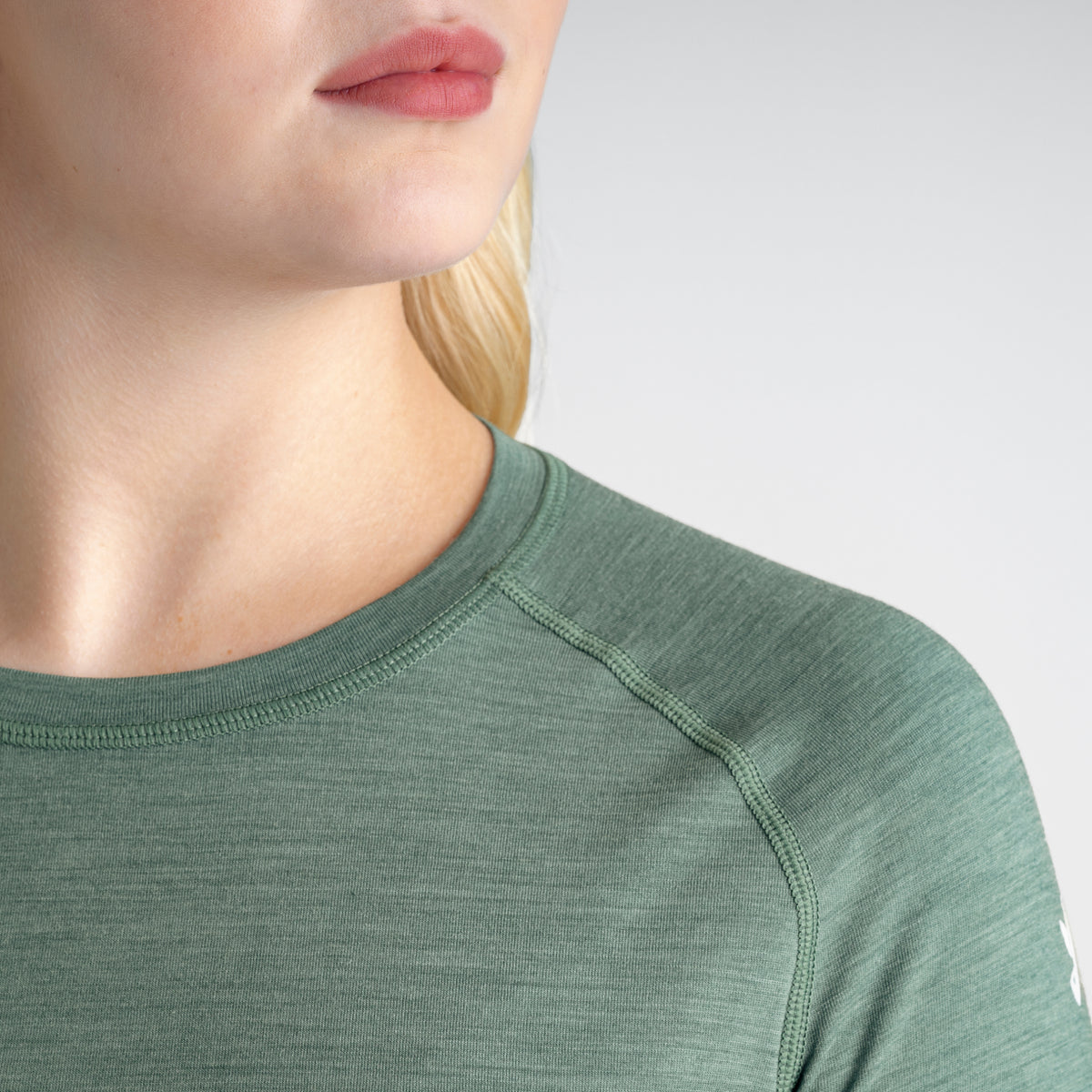 Senti Women's Merino Longsleeve — Thyme Green