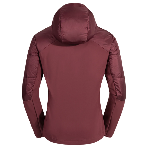 Spiro Men's Insulated Hybrid Jacket — Burned Red